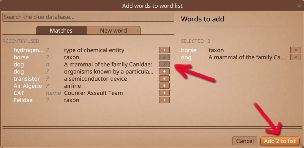 blank crossword step 2