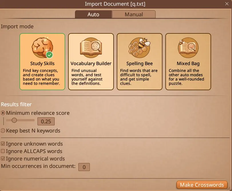auto import